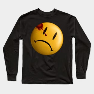 Happy Face Smiley Comics Cartoon Long Sleeve T-Shirt